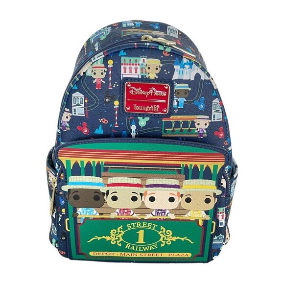 Disney Parks Loungefly Dapper Dans Main Street USA Mini Backpack main image 6
